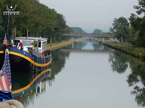 BEAUN01 The Burgundy Canal in Beaune
