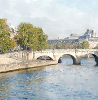 PARISA03- WE The Seine River and Rue du Pont Neuf